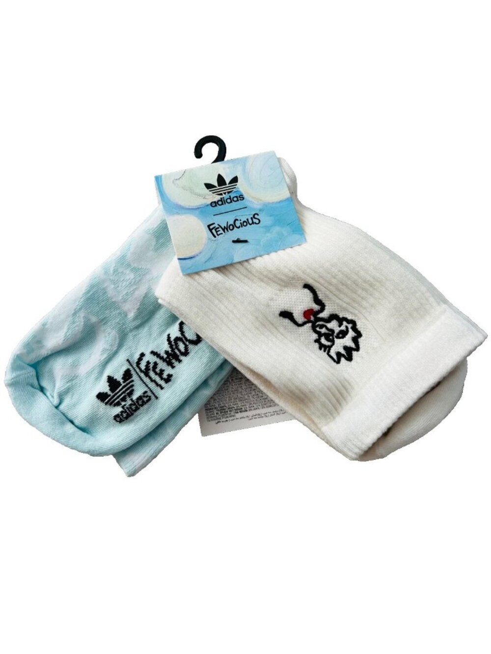Adidas x Fewocious Socks 2-Pack Tie Dye Graphic Socks ( S )